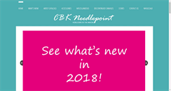 Desktop Screenshot of cbkneedlepoint.com
